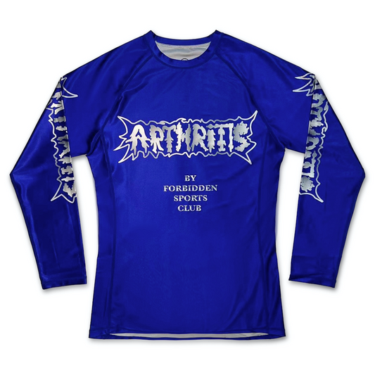 "ARTHRITIS" LONG SLEEVE RASH GUARD blue