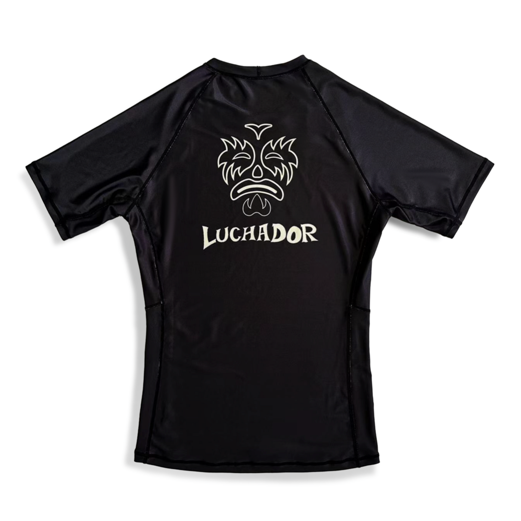 "LUCHADOR" SHORT SLEEVE RASH GUARD mask