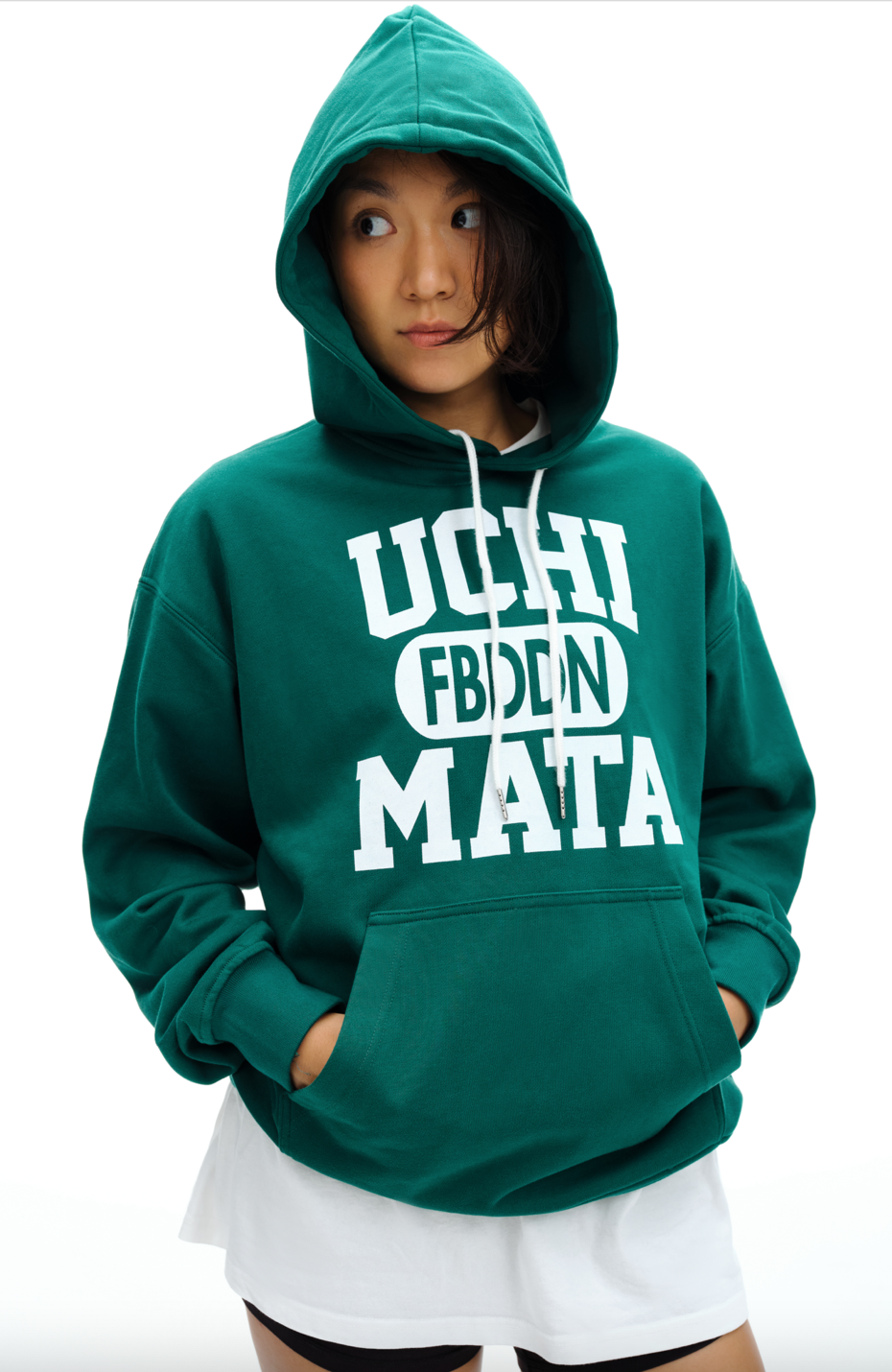 "UCHI MATA" HOODIE VARSITY GREEN